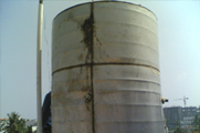 Solar Tank Leakage ( rear view  of inner tank)